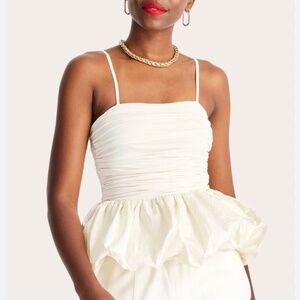 Ruched Bubble Tank Top